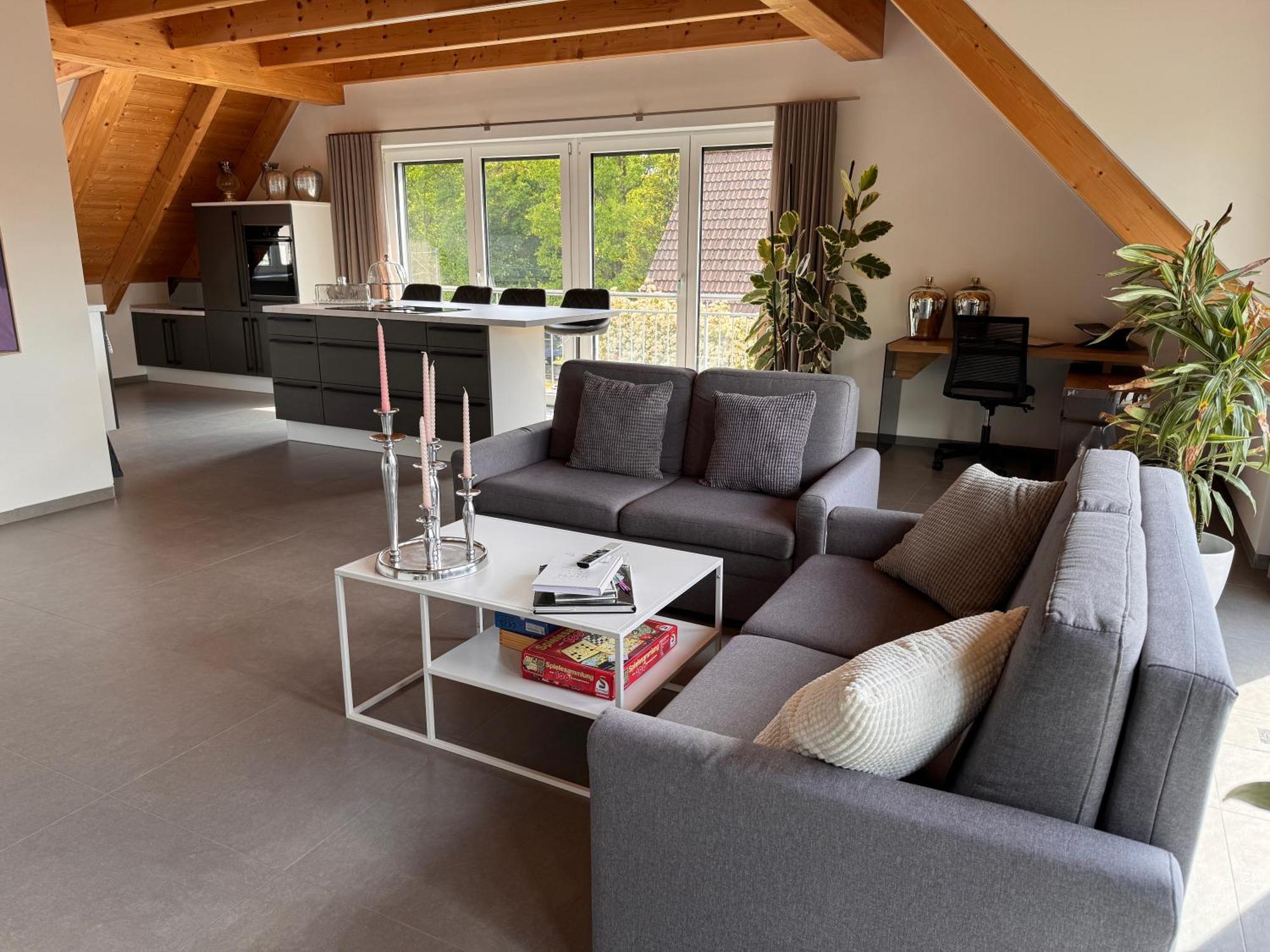 Moderne Ferienunterkunft/Wohnung Burgthann Eksteriør billede